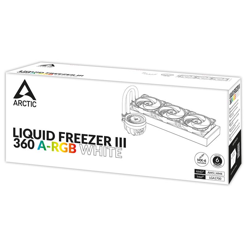 Arctic chladič CPU Liquid Freezer III 360 A-RGB white 