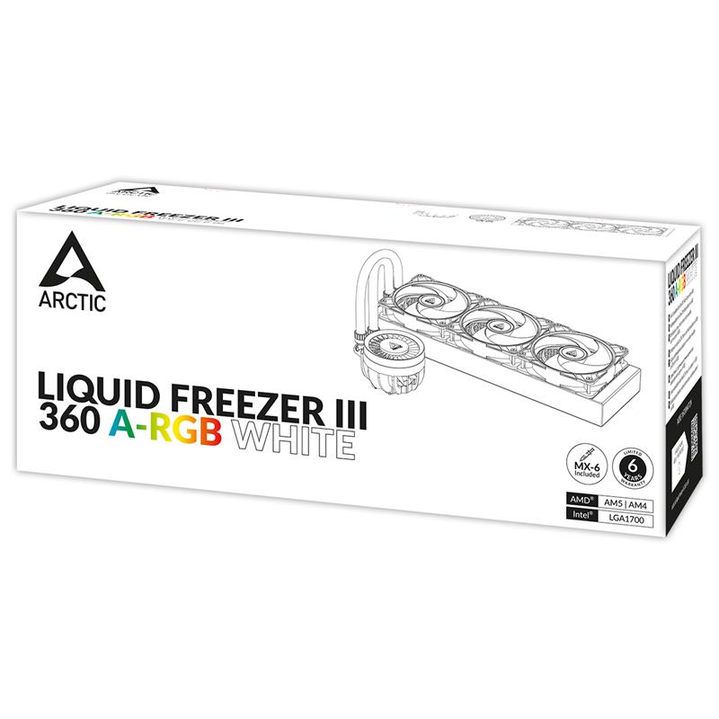 Arctic chladič CPU Liquid Freezer III 360 A-RGB white 