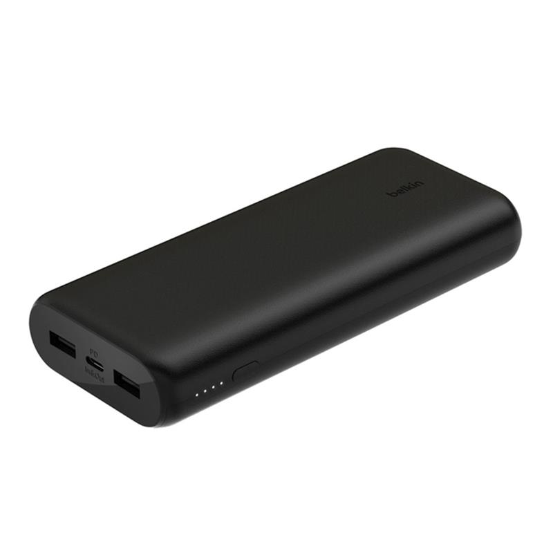 Belkin Boost Charge 3-Port Compact Powerbank 20K with PD 20W - Black 