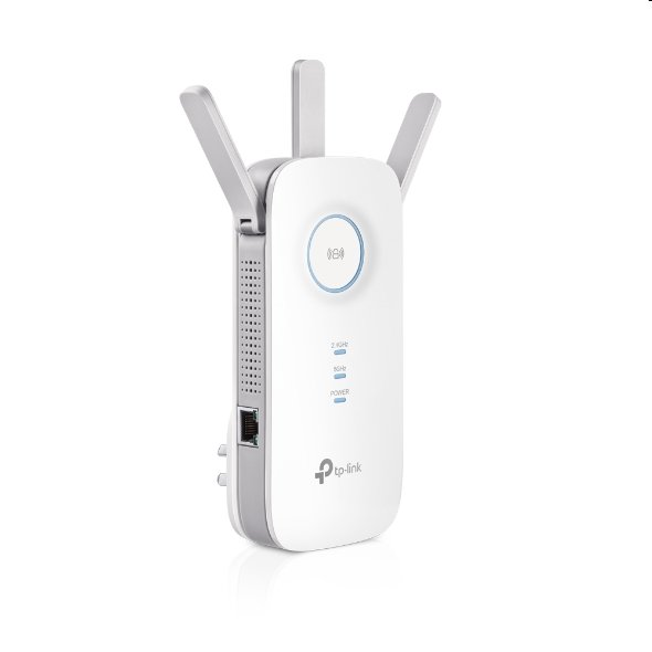 tp-link RE450, Dual Band Wireless Wall Plugged Range Extender, 1750Mbit/s, Gigabit LAN, 3 fixné antény 