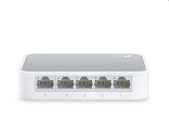 tp-link TL-SF1005D, 5 port 10/100M mini Desktop Switch, 5x 10/100M RJ45 ports, plastic case 