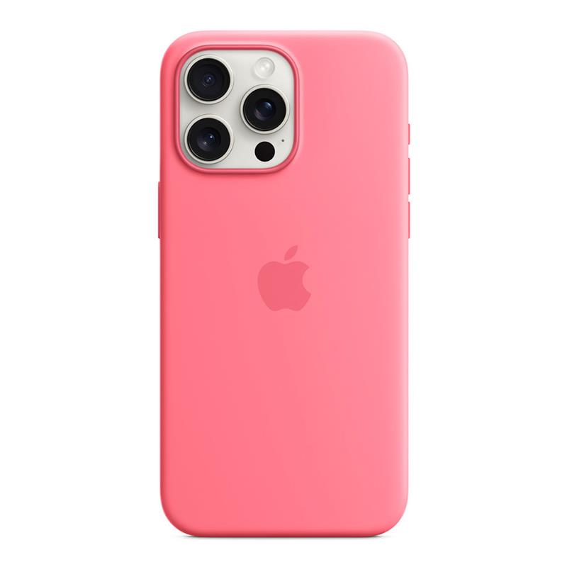 iPhone 15 Pro Max Silicone Case with MagSafe - Pink 