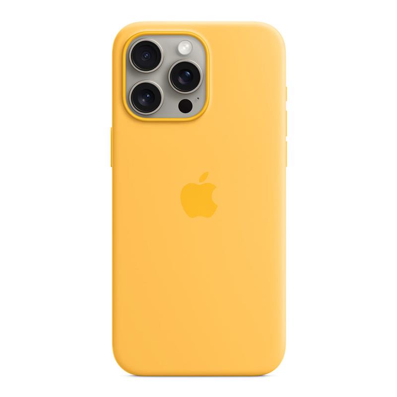 iPhone 15 Pro Max Silicone Case with MagSafe - Sunshine 