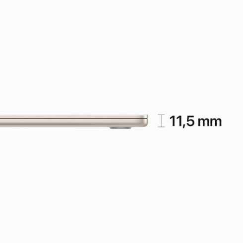 MacBook Air 15" Apple M2 8C CPU 10C GPU 8GB 256GB Hviezdny biely SK *Vystavený* 