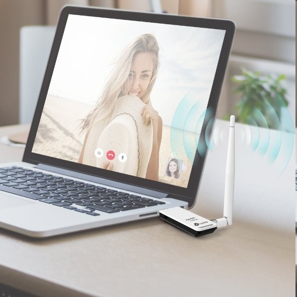 tp-link TL-WN722N, Wireless N USB Adapter, 150Mbit/s, 802.11/b/g/n, 1T1R, 2.4GHz, odnímateľná anténa 