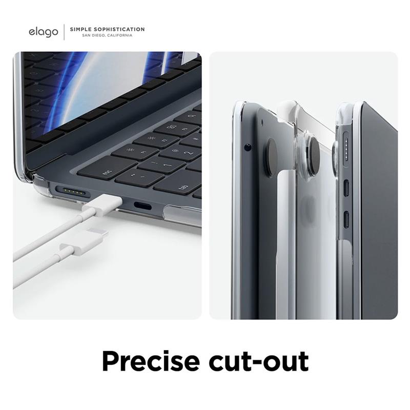 Elago kryt Ultra Slim Case pre Macbook Air 13" M2/M3 2022/2024 - Clear 
