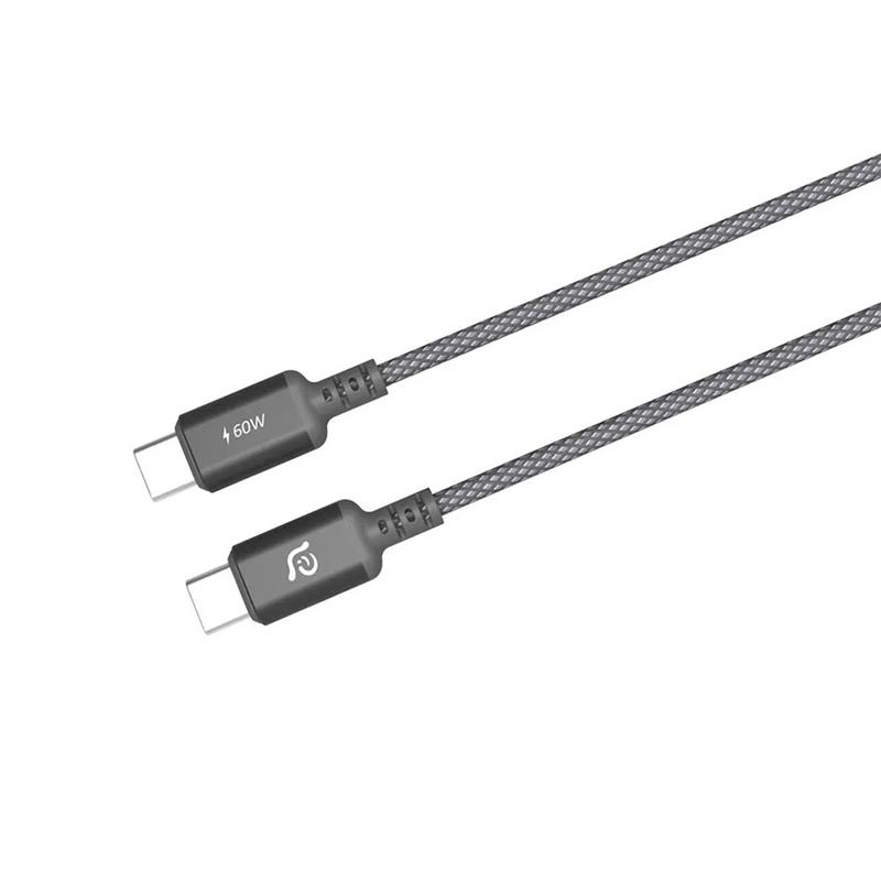 Adam Elements kábel CASA S120 USB-C na USB-C 60W 1.2m - Gray 