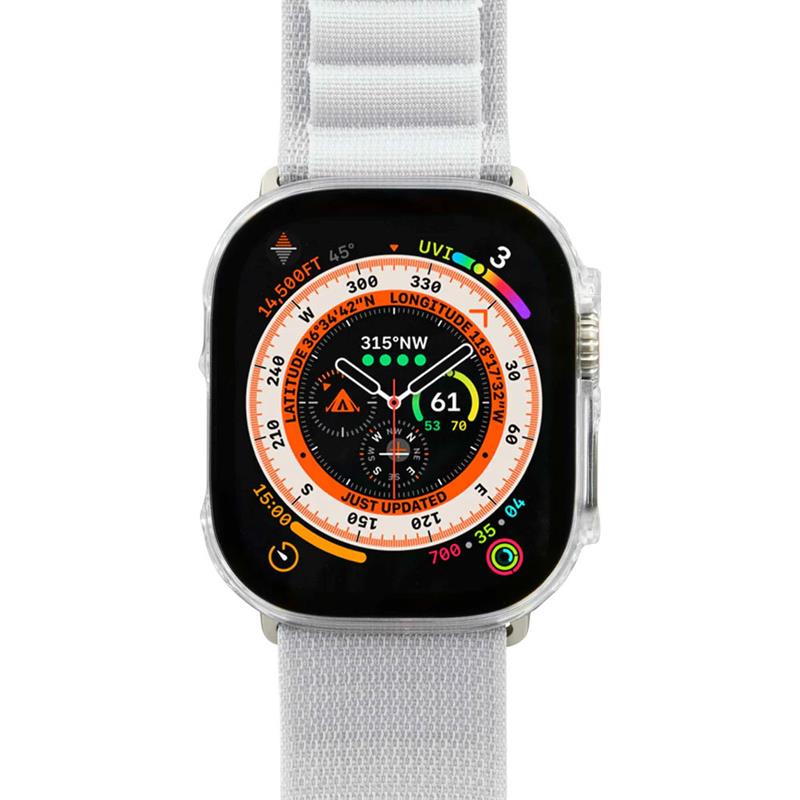 LAUT kryt Shield Watch Case pre Apple Watch 41mm - Clear 