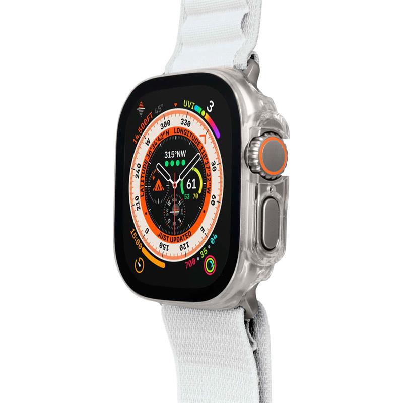 LAUT kryt Shield Watch Case pre Apple Watch Ultra 49mm - Clear 