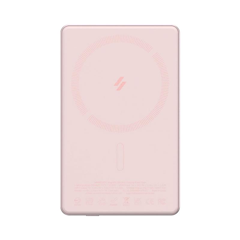 Adam Elements Magnetic Wireless Powerbank Gravity C5 5.000 mAh - Pink 