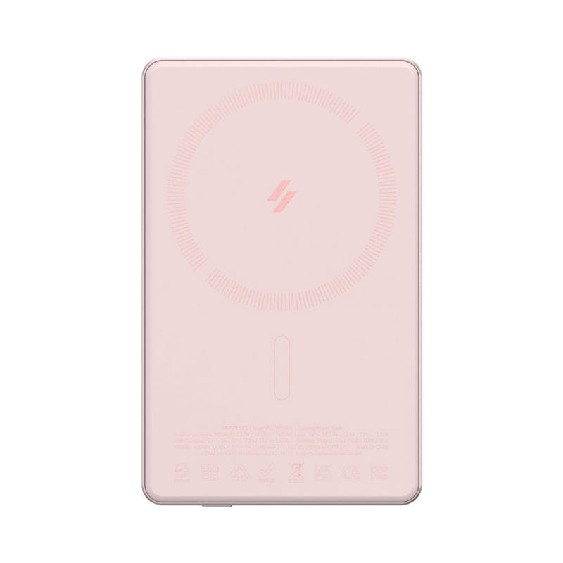 Adam Elements Magnetic Wireless Powerbank Gravity C5 5.000 mAh - Pink 