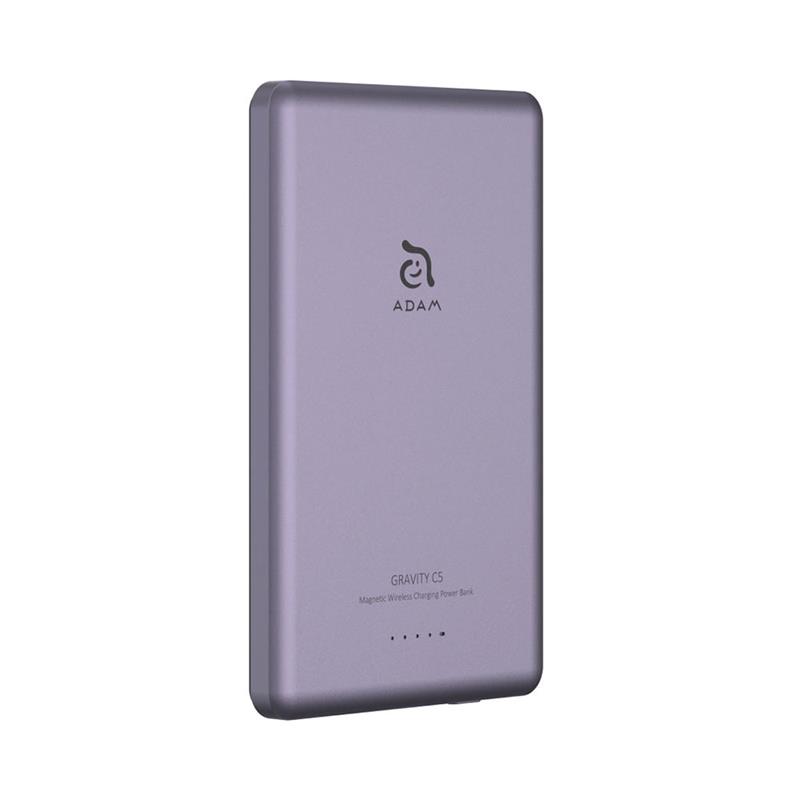 Adam Elements Magnetic Wireless Powerbank Gravity C5 5.000 mAh - Purple 