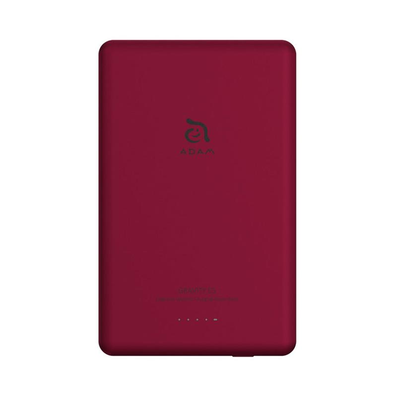 Adam Elements Magnetic Wireless Powerbank Gravity C5 5.000 mAh - Red 