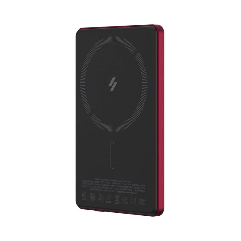 Adam Elements Magnetic Wireless Powerbank Gravity C5 5.000 mAh - Red 