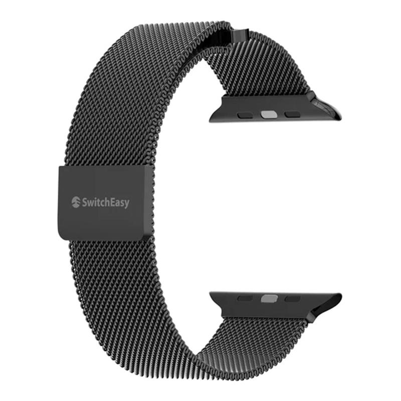 SwitchEasy remienok Mesh Stainless Steel pre Apple Watch 44/45/46mm - Black 