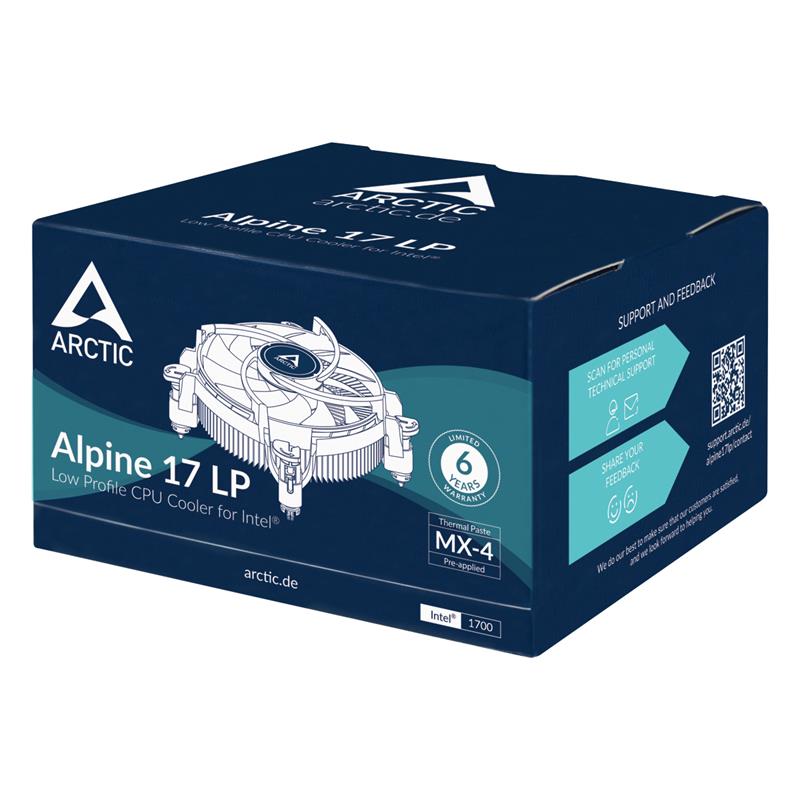 Arctic chladič CPU Alpine 17 LP - INTEL LGA 1700 