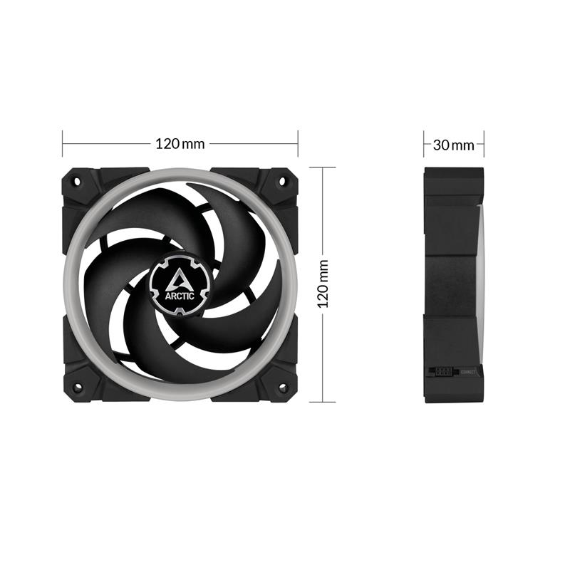 Arctic ventilátor BioniX P120 A-RGB 