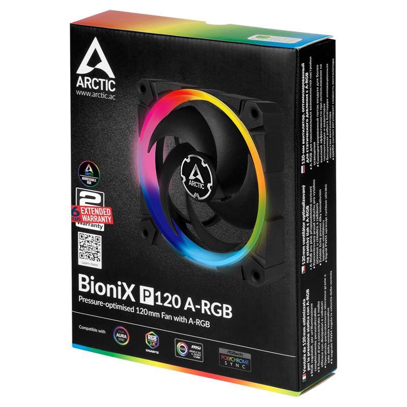 Arctic ventilátor BioniX P120 A-RGB 