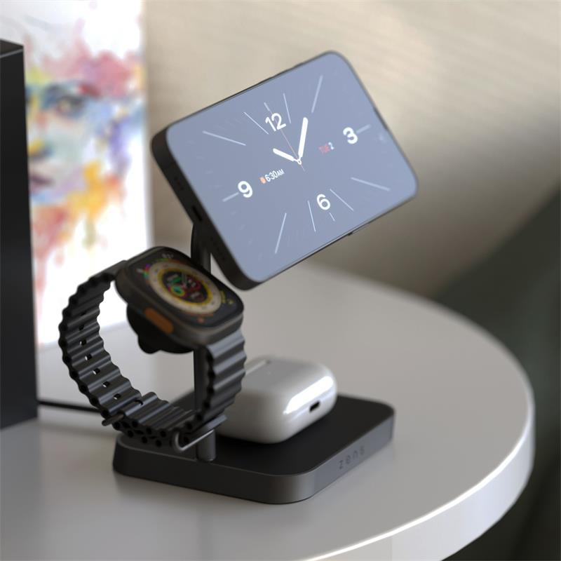 ZENS Office Charger Pro 3  Qi2 Magnetic charger / MagSafe compatible 