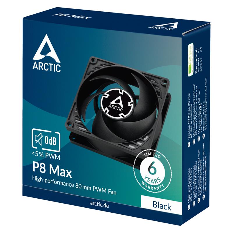 Arctic ventilátor P8 Max 