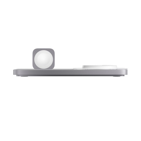 Nomad Base One Max 3-in-1 Magsafe Charger - Silver 