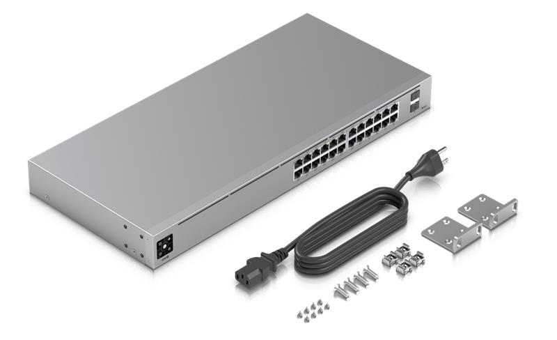 Ubiquiti UniFi switch Gen2 USW-24-POE 24x1000Mbps + 2x SFP   PoE/PoE+ Fanless  (95W) 