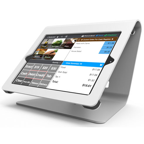 Compulocks Nollie iPad Air/Air 2/Pro 9.7 POS Kiosk, White 