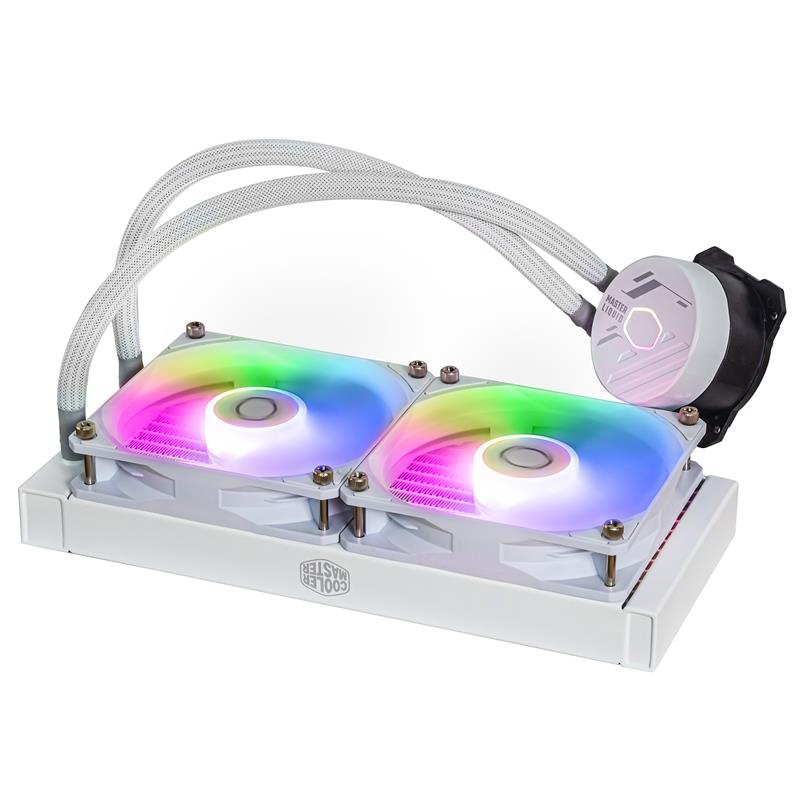 COOLER MASTER Liquid cooler CPU MasterLiquid ML240L Core ARGB V2 White 