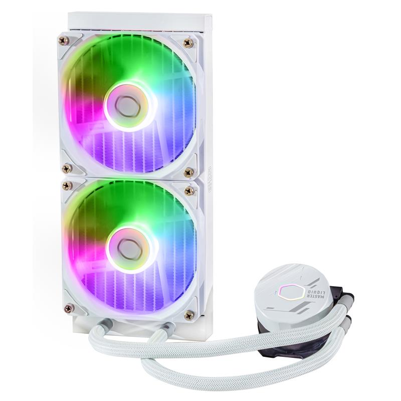COOLER MASTER Liquid cooler CPU MasterLiquid ML240L Core ARGB V2 White 