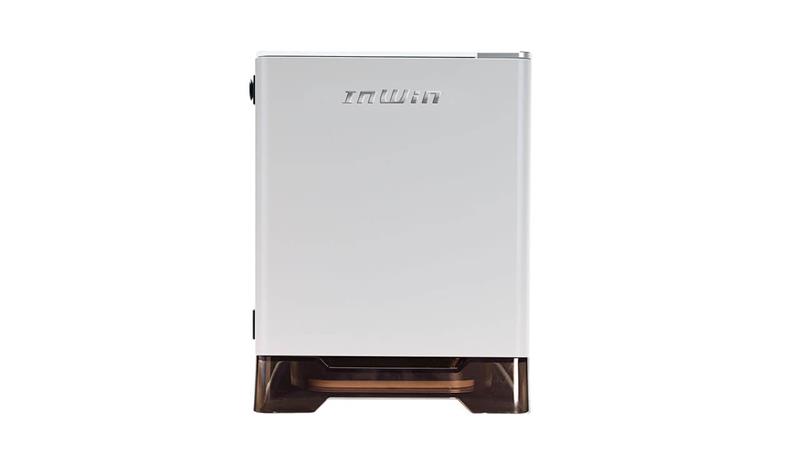 In Win A1 Plus white, PSU 650W GOLD included, Mini ITX, TG, ARGB Fans, Qi 10W Charging 