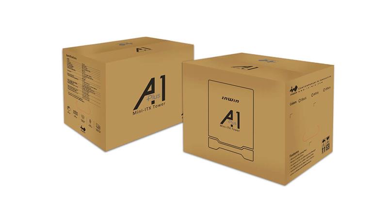 In Win A1 Plus white, PSU 650W GOLD included, Mini ITX, TG, ARGB Fans, Qi 10W Charging 