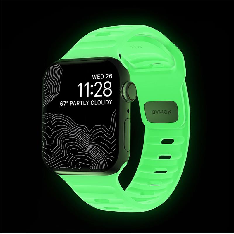 Nomad remienok Sport Strap pre Apple Watch 38-42mm - Glow 2.0 