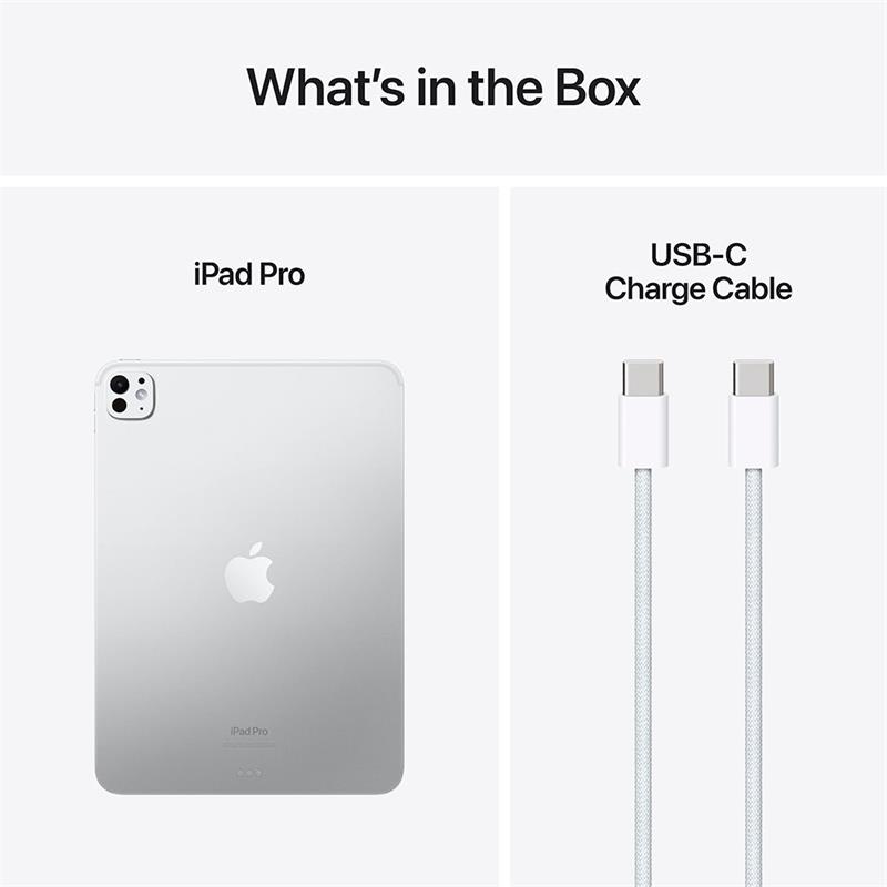 iPad Pro 11" Wi-Fi 256GB štandardné sklo - Strieborný (2024) 