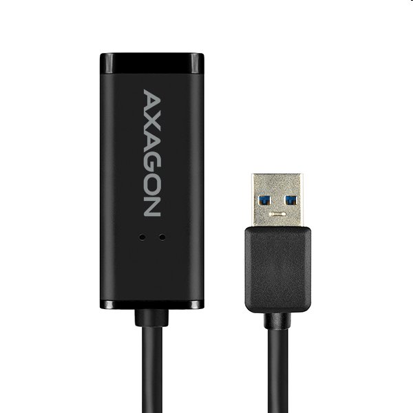 AXAGON ADE-SR, USB-A 3.2 Gen 1 - Gigabit Ethernet sieťová karta, auto inštal, čierna 