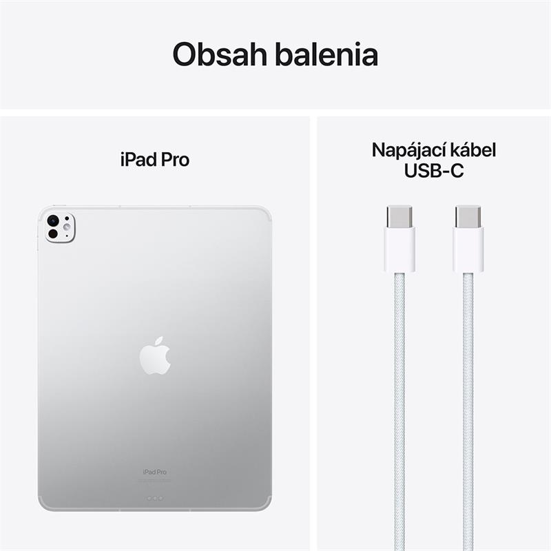 Apple iPad Pro 13"/ Wi-Fi + Cellular/ 13"/ 2752x2064/ 8GB/ 512GB/ iPadOS/ Silver 