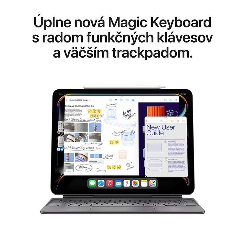iPad Pro 13" Wi-Fi 2TB sklo s nanotextúrou - Kozmický čierny (2024) 
