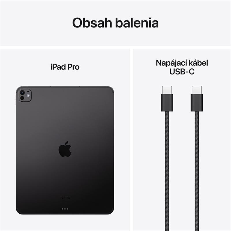 iPad Pro 13" Wi-Fi 2TB sklo s nanotextúrou - Kozmický čierny (2024) 