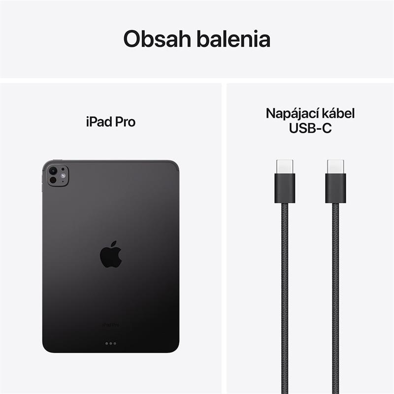 iPad Pro 11" Wi-Fi + Cellular 2TB sklo s nanotextúrou - Kozmický čierny (2024) 