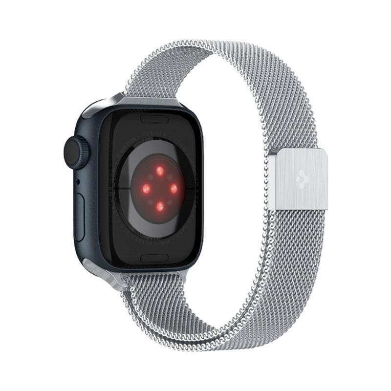Spigen remienok Metal Fit pre Apple Watch 38/40/41mm - Silver 