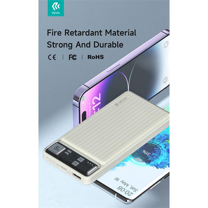 Devia powerbank Smart Series 10000 mAh 12W - Ivory 