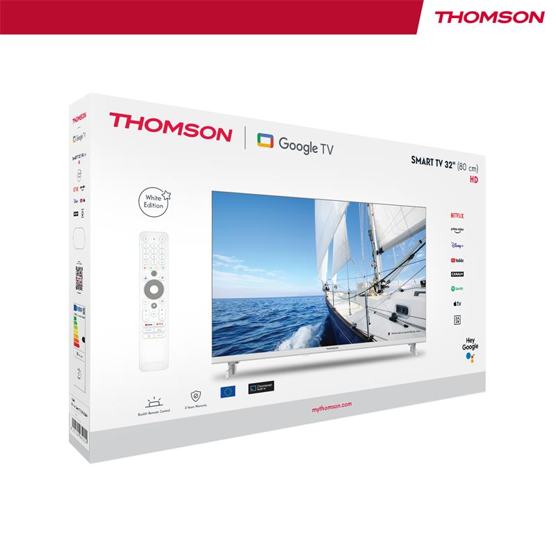 Thomson 32HG2S14W - Google TV 32" HD White 