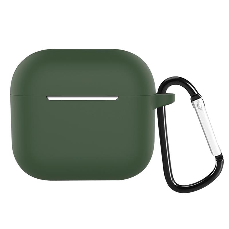 Devia puzdro Silicone Suit Case pre Apple AirPods 3 - Dark Green 