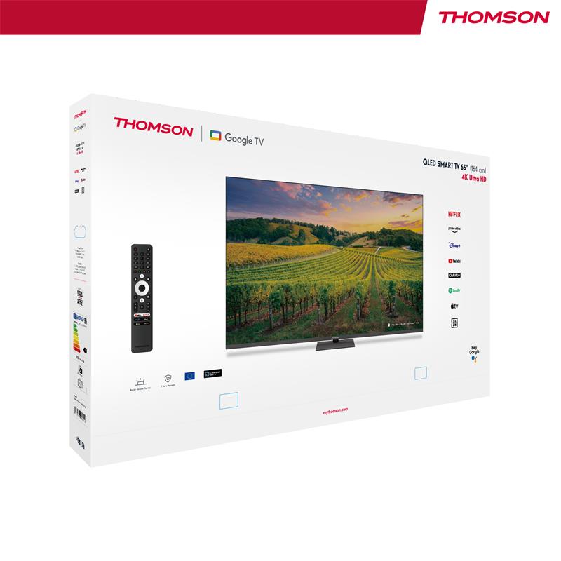 Thomson 65QG5C14 - 4K UHD Google TV 65" QLED 