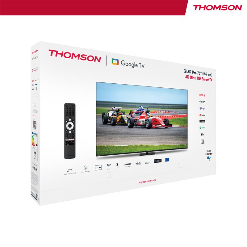 Thomson 75QG7C14 QLED Pro Google TV 