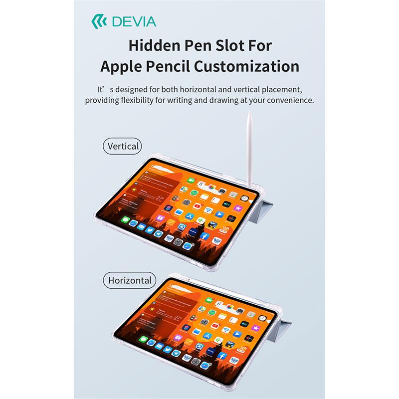 Devia puzdro Cool Series Protective Case pre iPad 10.2" 2019/2020/2021 - Blue 