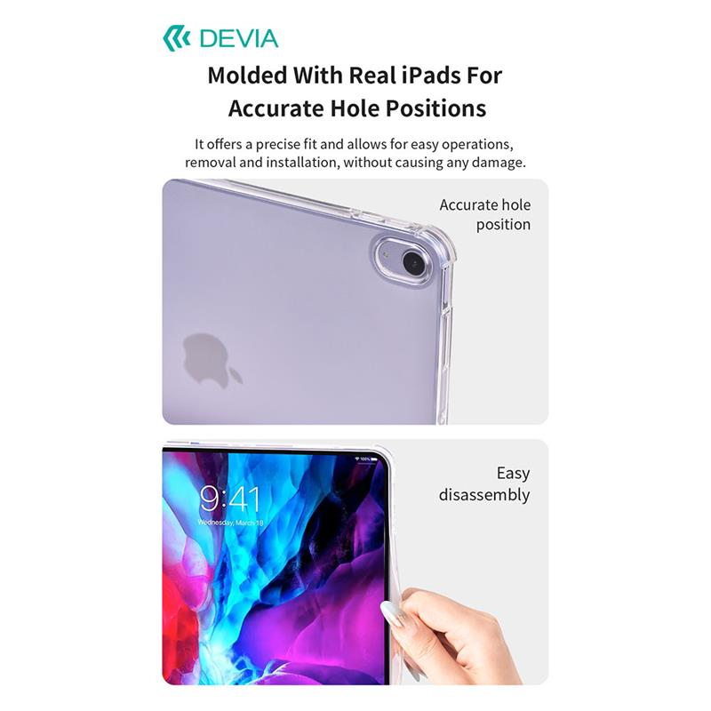 Devia puzdro Cool Series Protective Case pre iPad 10.2" 2019/2020/2021 - Blue 