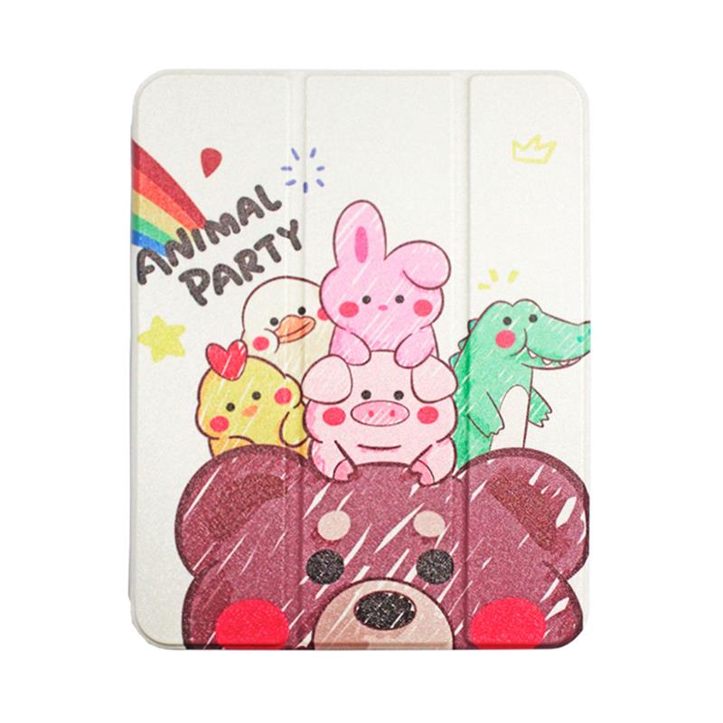 Comma puzdro Lingos Case with Pencil Slot pre iPad 10-11 Gen 2022/2025 - Animal Party 