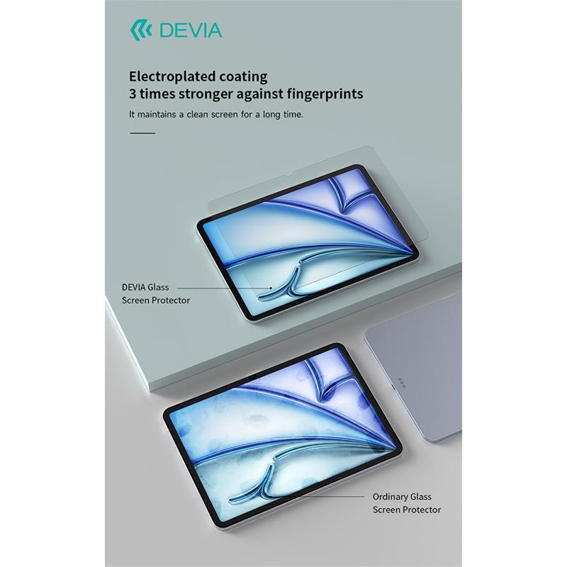 Devia ochranné sklo pre iPad Air 11" M2/M3 2024/2025 - Crystal Clear 