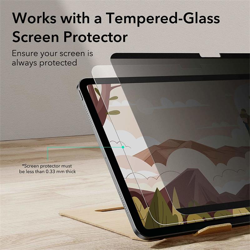 ESR Magnetic Privacy Screen Protector pre iPad Pro 13" M4/M5 2024/2025 