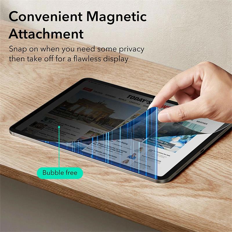 ESR Magnetic Privacy Screen Protector pre iPad Pro 13" M4/M5 2024/2025 